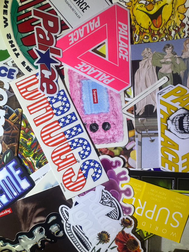 Palace, Supreme & More Hype Laptop Skateboard Sticker Bundles