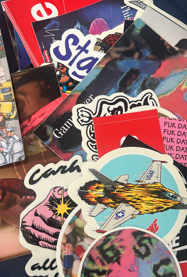 Palace, Supreme & More Hype Laptop Skateboard Sticker Bundles