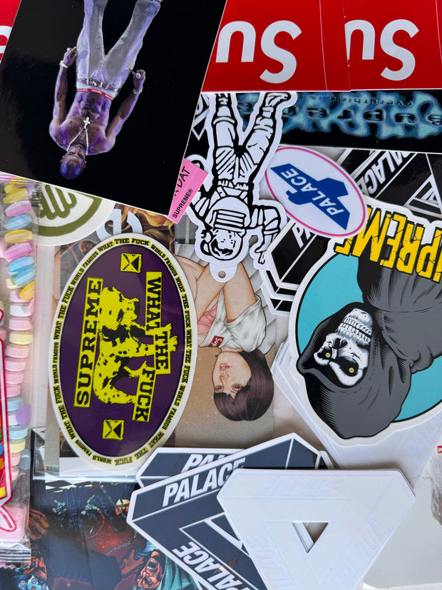 Palace, Supreme & More Hype Laptop Skateboard Sticker Bundles