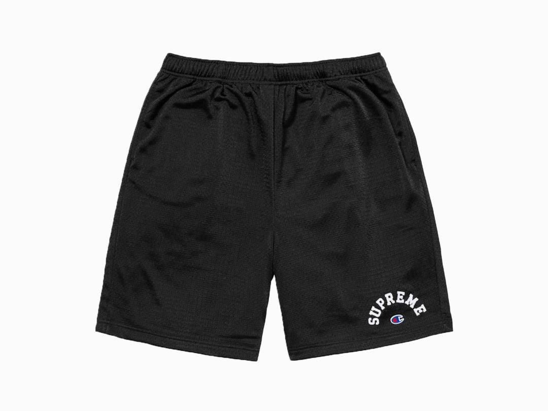【Mサイズ BLACK】SUPREME CHAMPION sweatshort Supreme Champion Mesh Shorts Black – Copsource Uk