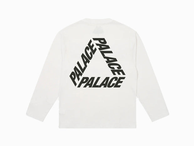 Palace P3 Longsleeve White T-Shirt