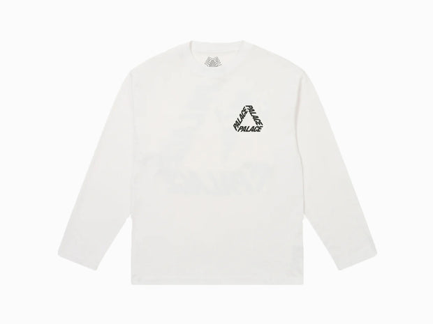Palace P3 Longsleeve White T-Shirt