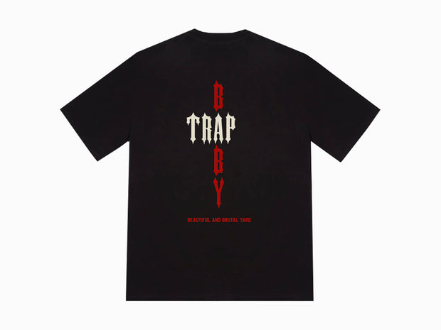 Trapstar x J- Hus Beautiful & Brutal Yard Black T Shirt