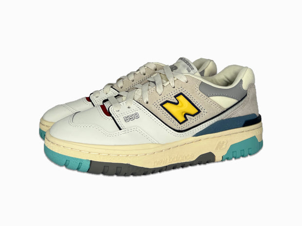 New Balance BB550 GS White Grey Yellow