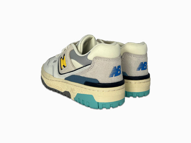 New Balance BB550 GS White Grey Yellow