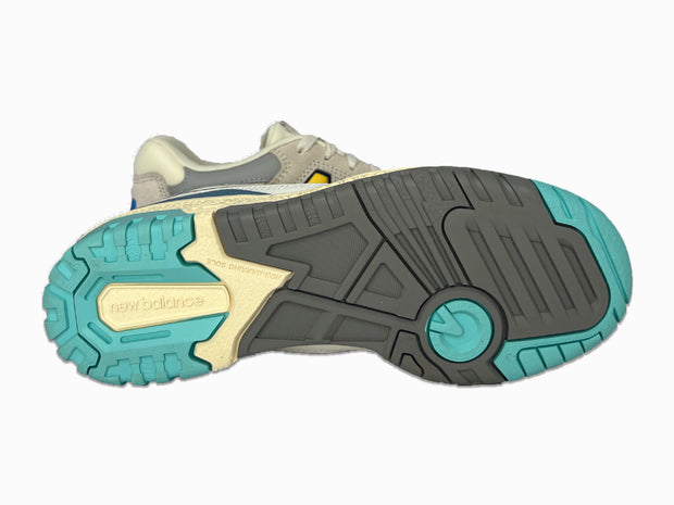 New Balance BB550 GS White Grey Yellow