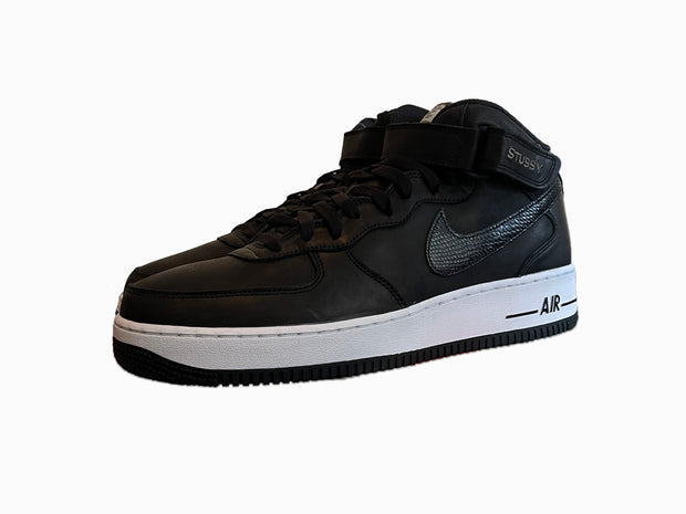Nike X Stussy Air Force 1 Mid Black