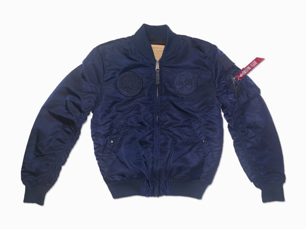 Alpha Industries MA1 Nasa Blue Jacket