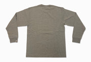 Bape Long Sleeve College T Shirt Grey