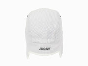 Palace Grid Fleece Reversible Earflap Hat White