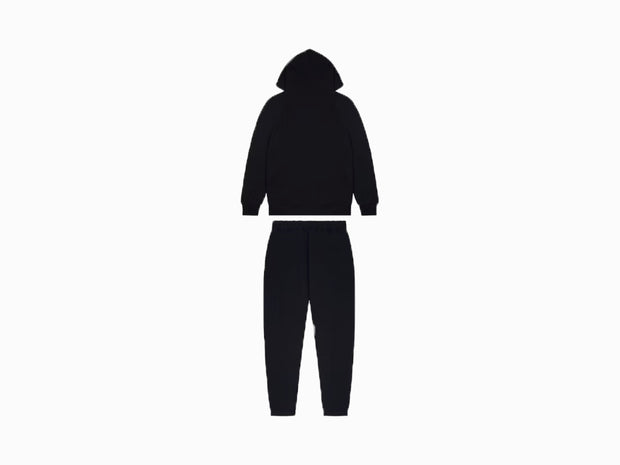 Trapstar Shooters Hooded Tracksuit Black / Sky Blue