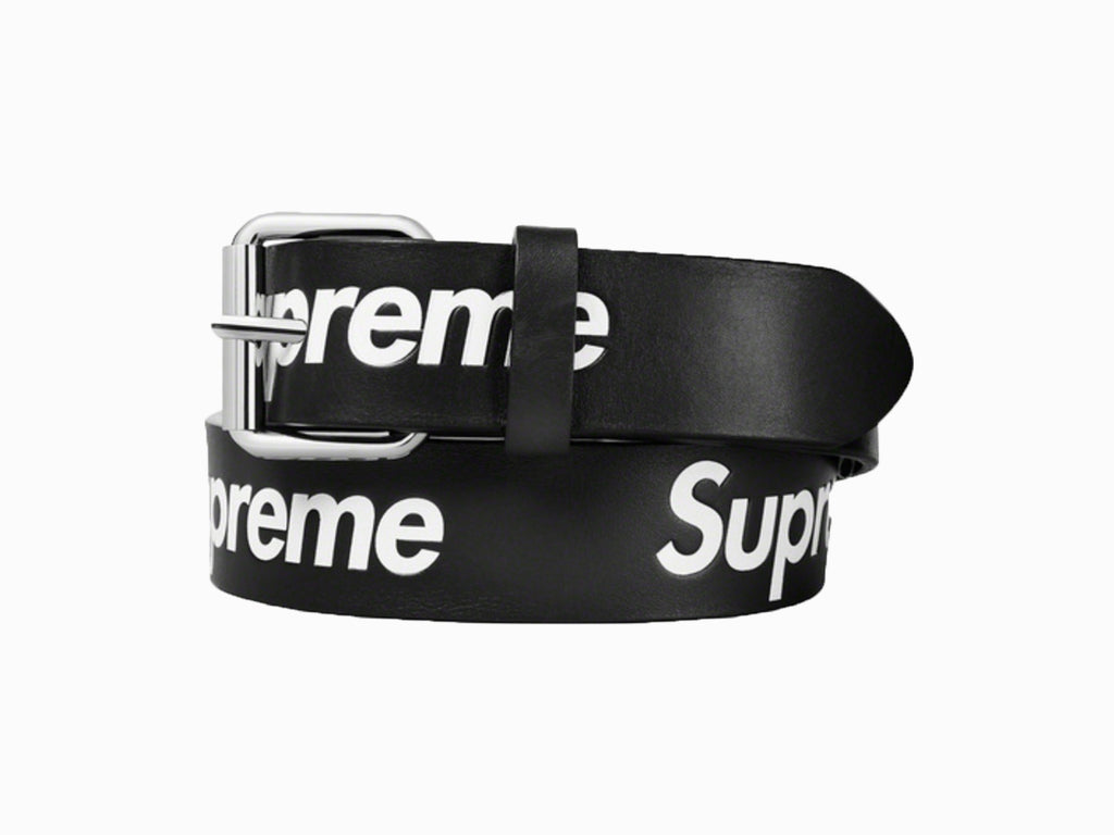 オンライン Supreme Repeat Leather Belt 黒 S/M qMhbt-m70970733067